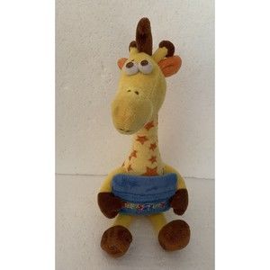 Toys R Us Exclusive Geoffrey Giraffe 13" Plush w Blue Gift Card Holder NO CARD